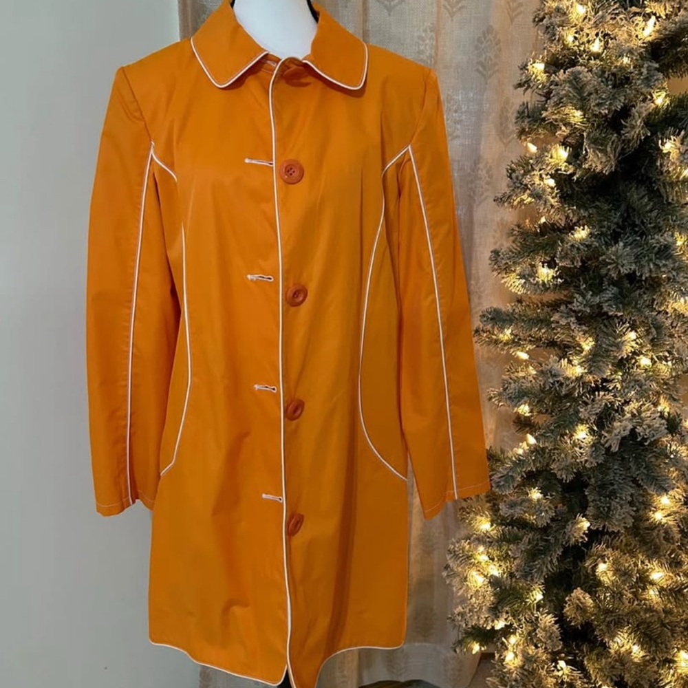 Y2K Orange JLo Coat